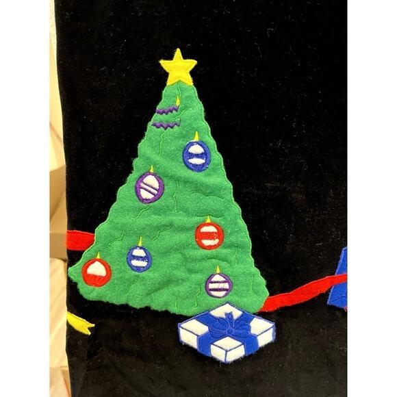 VTG The Eagle's Eye Skirt Women Large Maxi A-Line Christmas Velvet 80s 90s Y2K - Picture 4 of 10